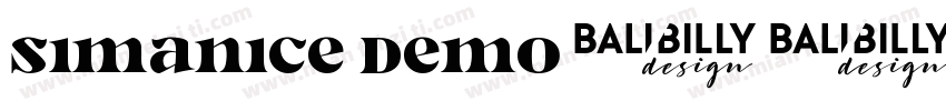 simanice demo字体转换